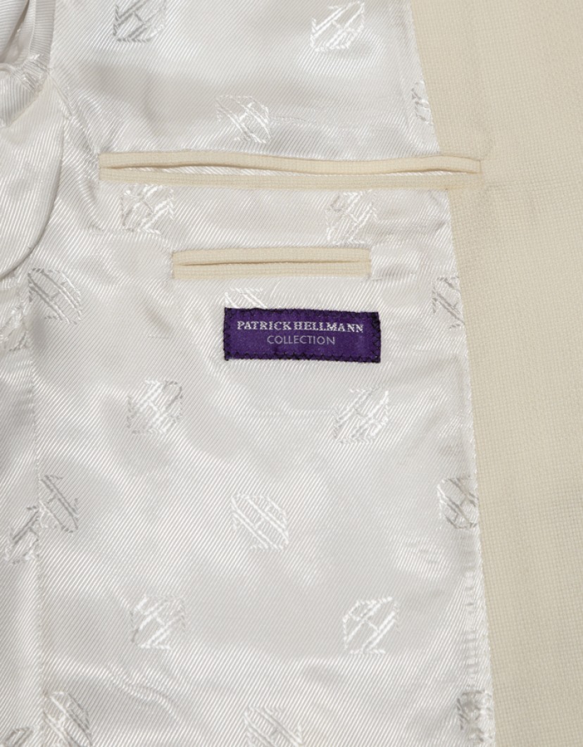 Patrick Hellmann Collection White Blazer 100% Wool image
