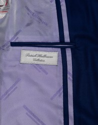 Patrick Hellmann Collection Navy Blue Hand-Made Blazer thumbnail 5
