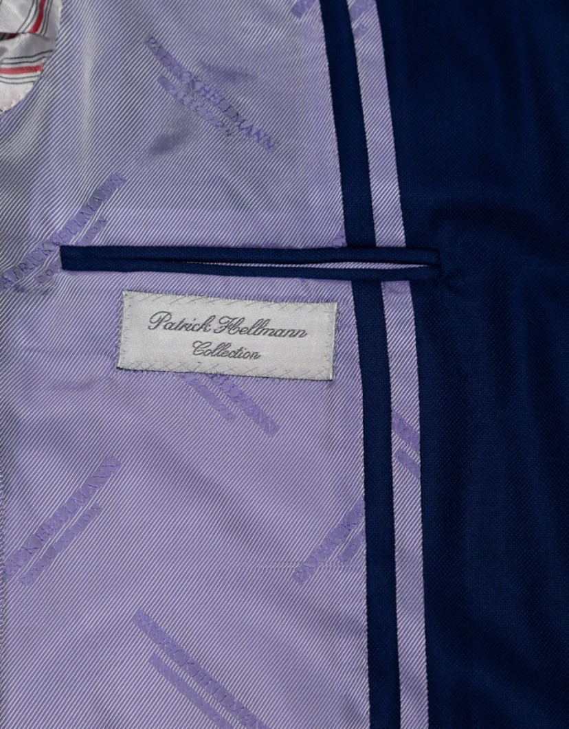 Patrick Hellmann Collection Navy Blue Hand-Made Blazer image
