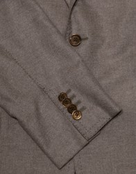 Patrick Hellmann Collection Hand-Made Beige Blazer thumbnail 3