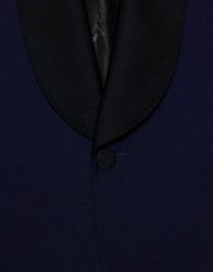 Patrick Hellmann Collection Navy Blue Tuxedo Suit thumbnail 2