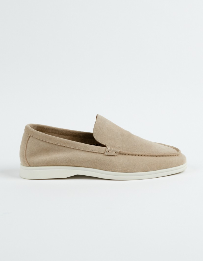 Azzur-Suede-Beige-Yacht-Loafers-image Azzur Suede Beige Yacht Loafers image