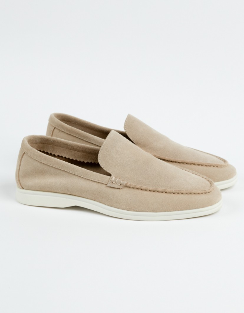 Azzur-Suede-Beige-Yacht-Loafers-image Azzur Suede Beige Yacht Loafers image