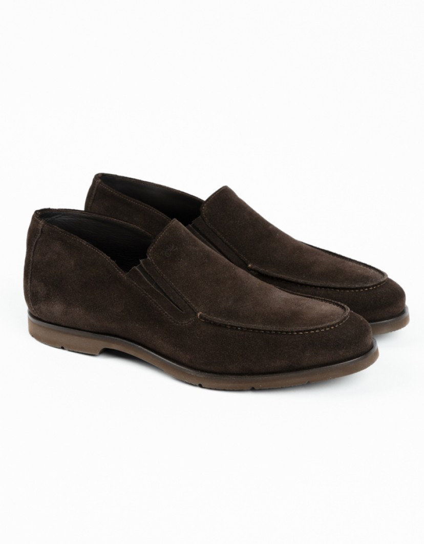 Castello-DOro-Brown-Suede-Loafers-image Castello D'Oro Brown Suede Loafers image