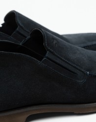 Castello-DOro-Navy-Blue-Suede-Loafers-thumbnail-4 Castello D'Oro Navy Blue Suede Loafers thumbnail 4