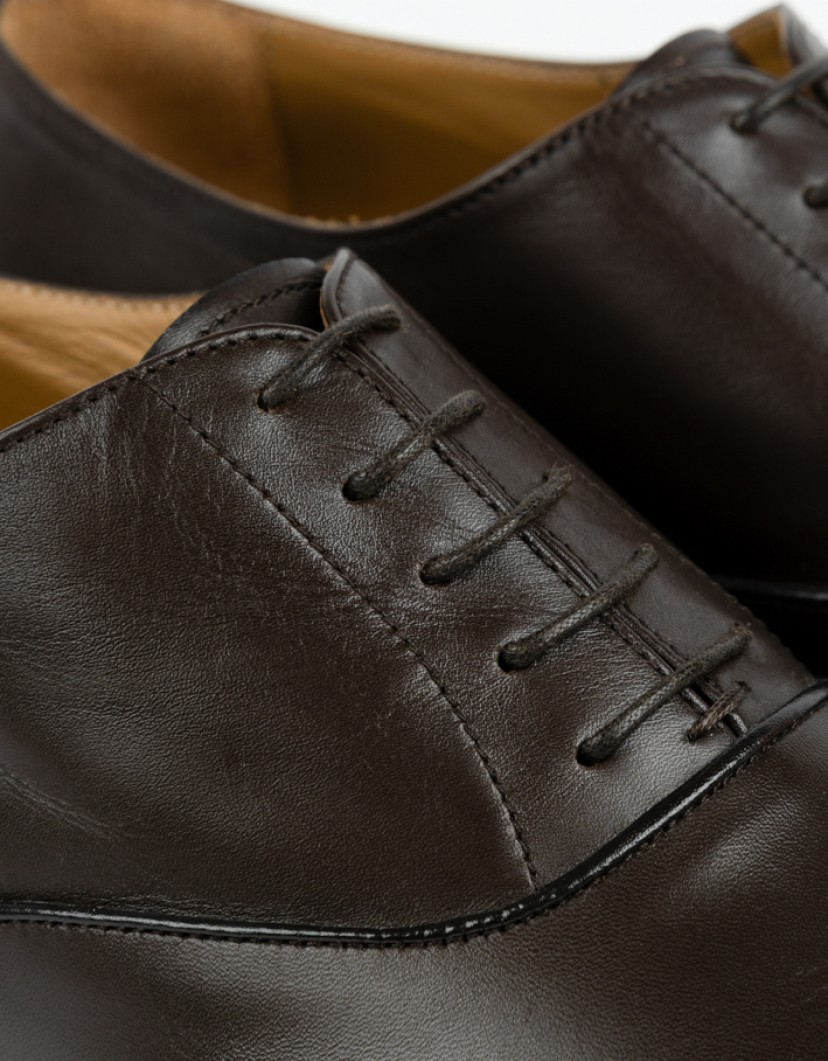 Castello-DOro-Brown-Oxford-Shoes-Calf-Lather-image Castello D'Oro Brown Oxford Shoes Calf Lather image