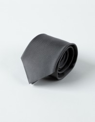 Azzur Grey Tie 100% Silk thumbnail
