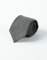 Patrick Hellmann Collection Grey Tie 100% Wool thumbnail