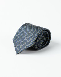 Castello D'Oro Blue Yellow Set 100% Silk thumbnail 1