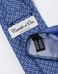 Castello D'Oro Purple Set 100% Silk thumbnail 4