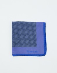 Castello D'Oro Purple Blue Set 100% Silk thumbnail 3