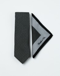 Castello-DOro-Black-Grey-Set-100-Silk-thumbnail Castello D'Oro Black - Grey Set 100% Silk thumbnail