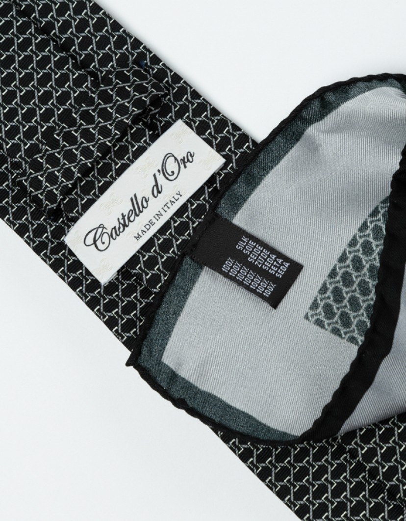 Castello-DOro-Black-Grey-Set-100-Silk-image Castello D'Oro Black - Grey Set 100% Silk image