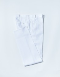 Azzur 100% White Linen Trousers thumbnail