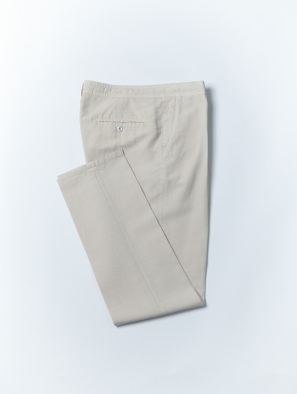 Scissor ScriptorLight Beige Chinos Trousers 50% Linen 50% Cottonimage1237