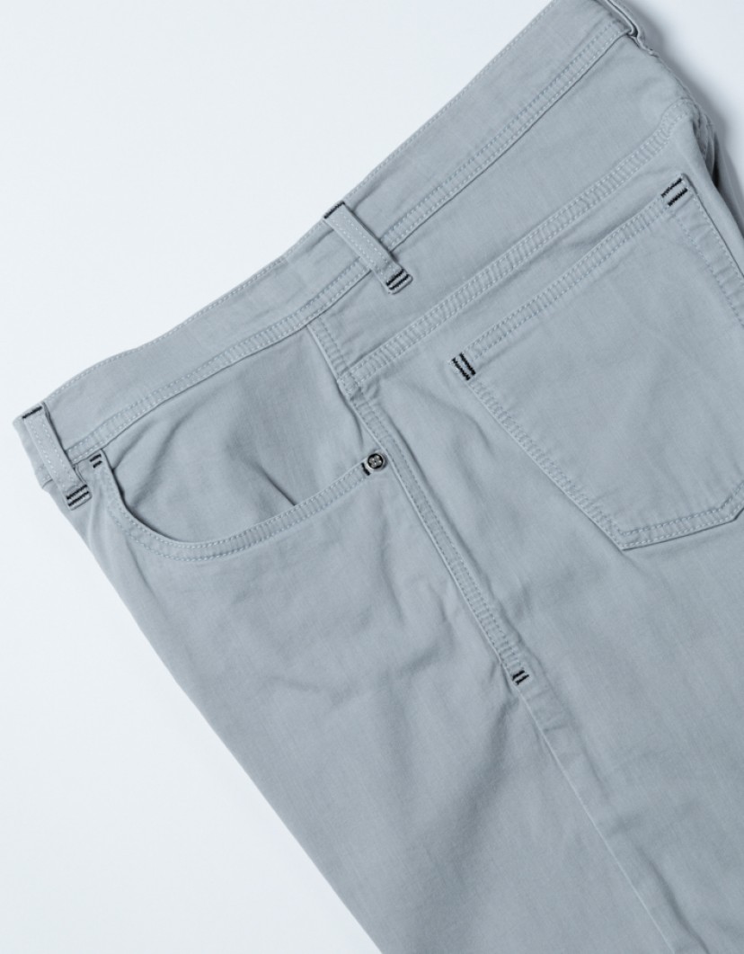 Scissor Scriptor Light Grey Stretch Jeans image