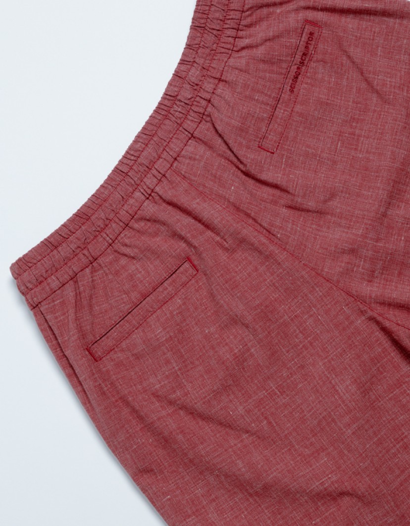 Scissor Scriptor Red Pants With Elastic Waist image