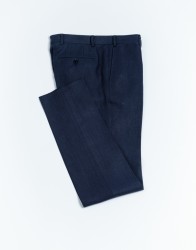 Azzur-Navy-Blue-100-Linen-Trousers-thumbnail Azzur Navy Blue 100% Linen Trousers thumbnail