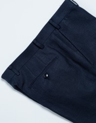Azzur-Navy-Blue-100-Linen-Trousers-thumbnail-2 Azzur Navy Blue 100% Linen Trousers thumbnail 2