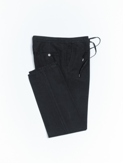 Scissor ScriptorBlack hinos Trousers 50% Linen 50% Cottonimage1245