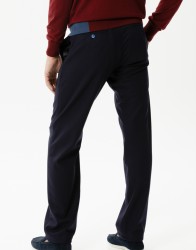 Scissor Scriptor Navy Blue Wool Trousers  thumbnail 4