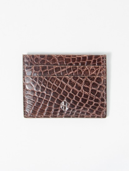 Patrick Hellmann CollectionBrown Leather Cardholderimage1232