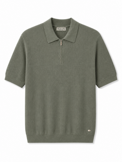 Castello D'OroSage Green Polo T-shirt 100% Cottonimage1354