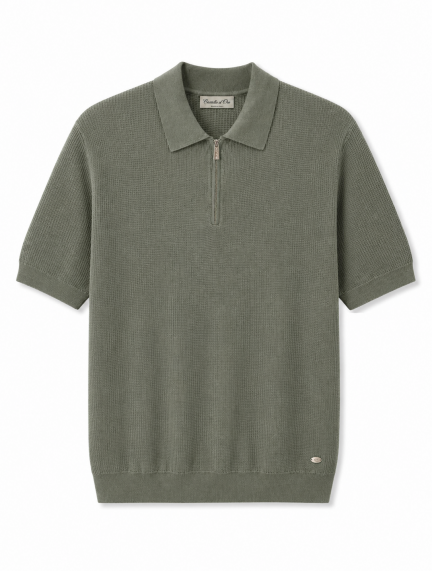 Castello D'OroSage Green Polo T-shirt 100% Cottonimage1354