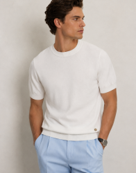 Castello D'Oro White Knitwear T-shirt 100% Cotton thumbnail 1