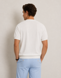 Castello D'Oro White Knitwear T-shirt 100% Cotton thumbnail 3