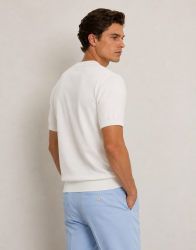 Castello D'Oro White Knitwear T-shirt 100% Cotton thumbnail 2
