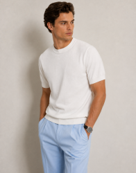 Castello D'Oro White Knitwear T-shirt 100% Cotton thumbnail 4