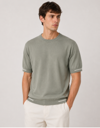 Castello D'Oro Green Knitwear T-shirt 100% Cotton thumbnail 3