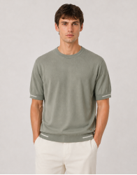 Castello D'Oro Green Knitwear T-shirt 100% Cotton thumbnail 1