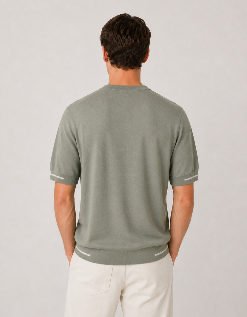 Castello D'Oro Green Knitwear T-shirt 100% Cotton image