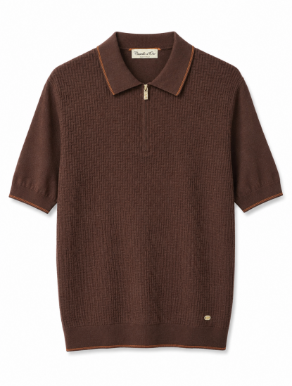 Castello D'OroBrown Polo T-shirt 100% Cottonimage1363