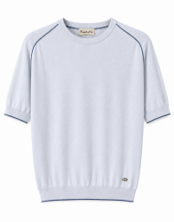 Castello d'Oro Light Blue Knitwear T-shirt  thumbnail
