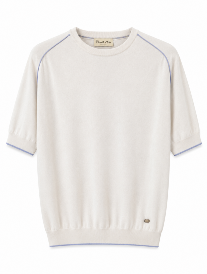 Castello d'OroWhite Knitwear T-shirt  image469