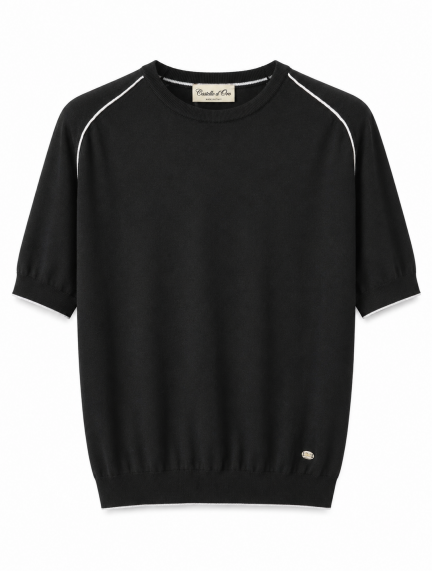 Castello d'OroBlack Knitwear T-shirt image456