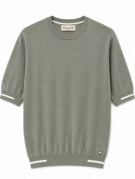 Castello D'OroGreen Knitwear T-shirt 100% Cottonimage1359