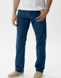 Scissor Scriptor Fine Blue Jeans With White Details thumbnail 2