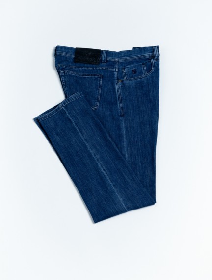 Scissor ScriptorBlue Jeans With Crocodile Lather Detailimage1293