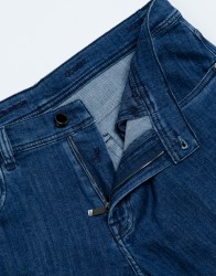 Scissor Scriptor Blue Jeans With Crocodile Lather Detail thumbnail 1