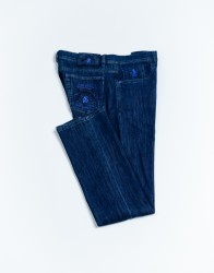 Scissor Scriptor Blue Jeans With Blue Details thumbnail