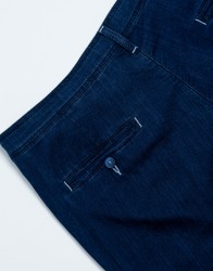 Scissor Scriptor Dark Blue Fine Denim Chinos Pants thumbnail 5