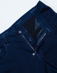 Scissor Scriptor Navy Blue Fine Denime With Blue Stitch thumbnail 1