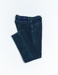 Scissor Scriptor Dark Blue Jeans With Blue Details thumbnail