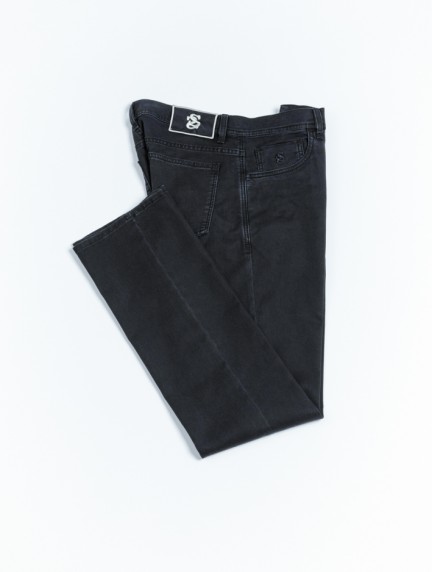 Scissor ScriptorBlack Straight-Leg Jeans image1271