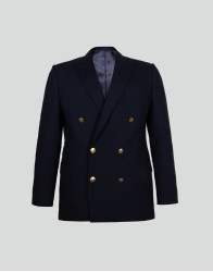 Patrick Hellmann Collection Navy Blue Double-Breast Men Blazer thumbnail
