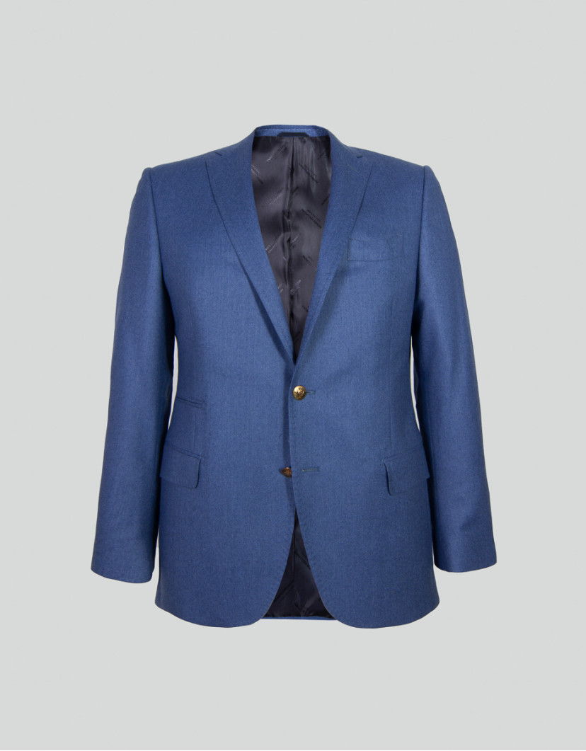 Patrick Hellmann Collection Blue Men Blazer 100% Wool  image